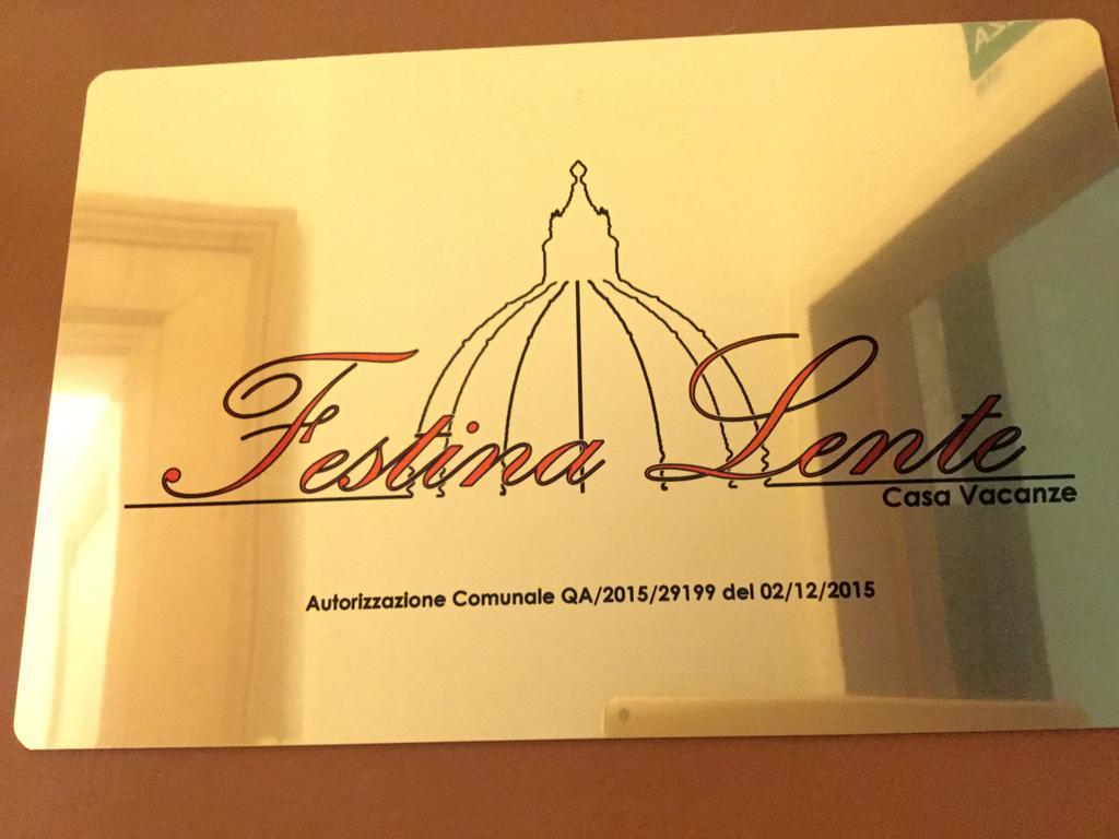 Festina Lente Apartman Róma Kültér fotó